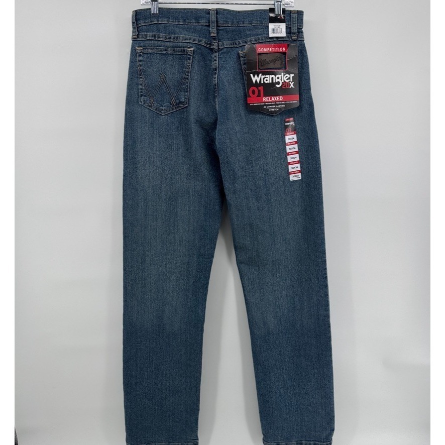 Wrangler 20x Jeans Mens 30x34 Advanced Comfort 01 Competition Relaxed Denim Nwt